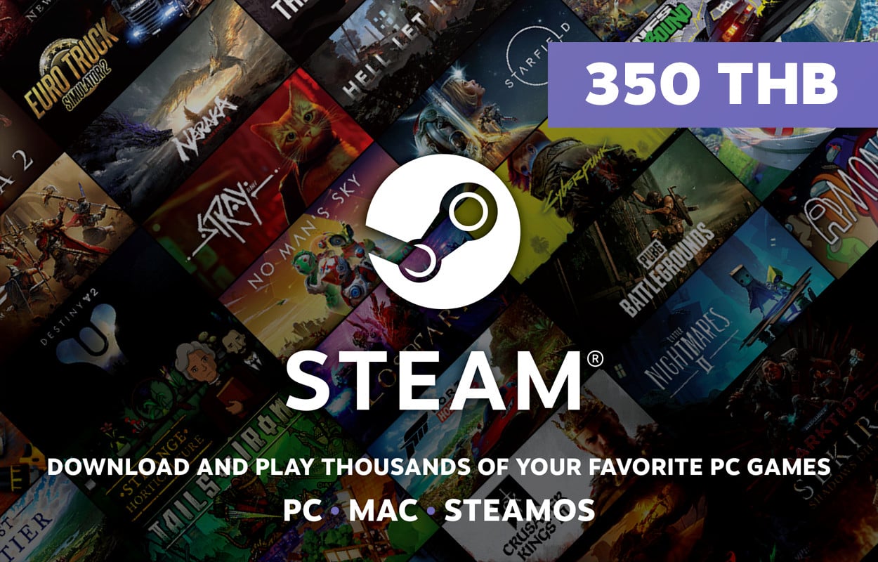 Steam Wallet THB 350 ฿