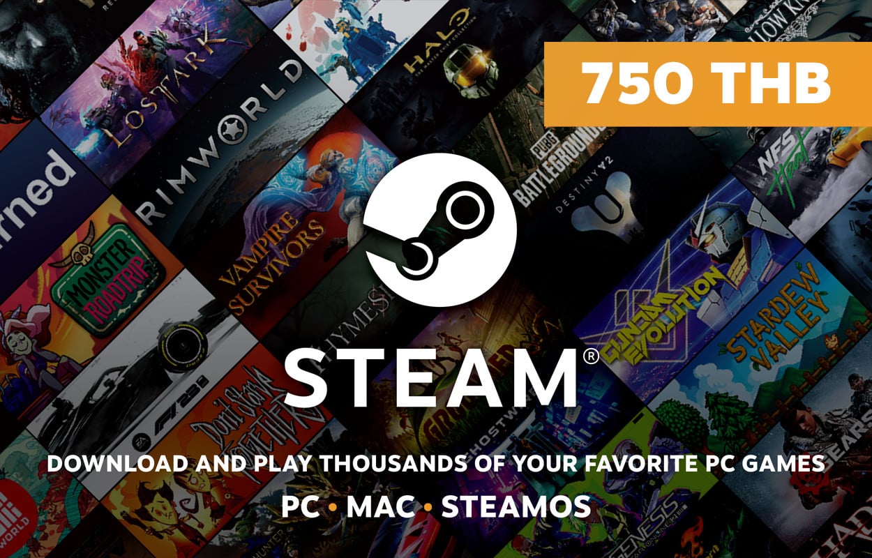 Steam Wallet THB 750 ฿