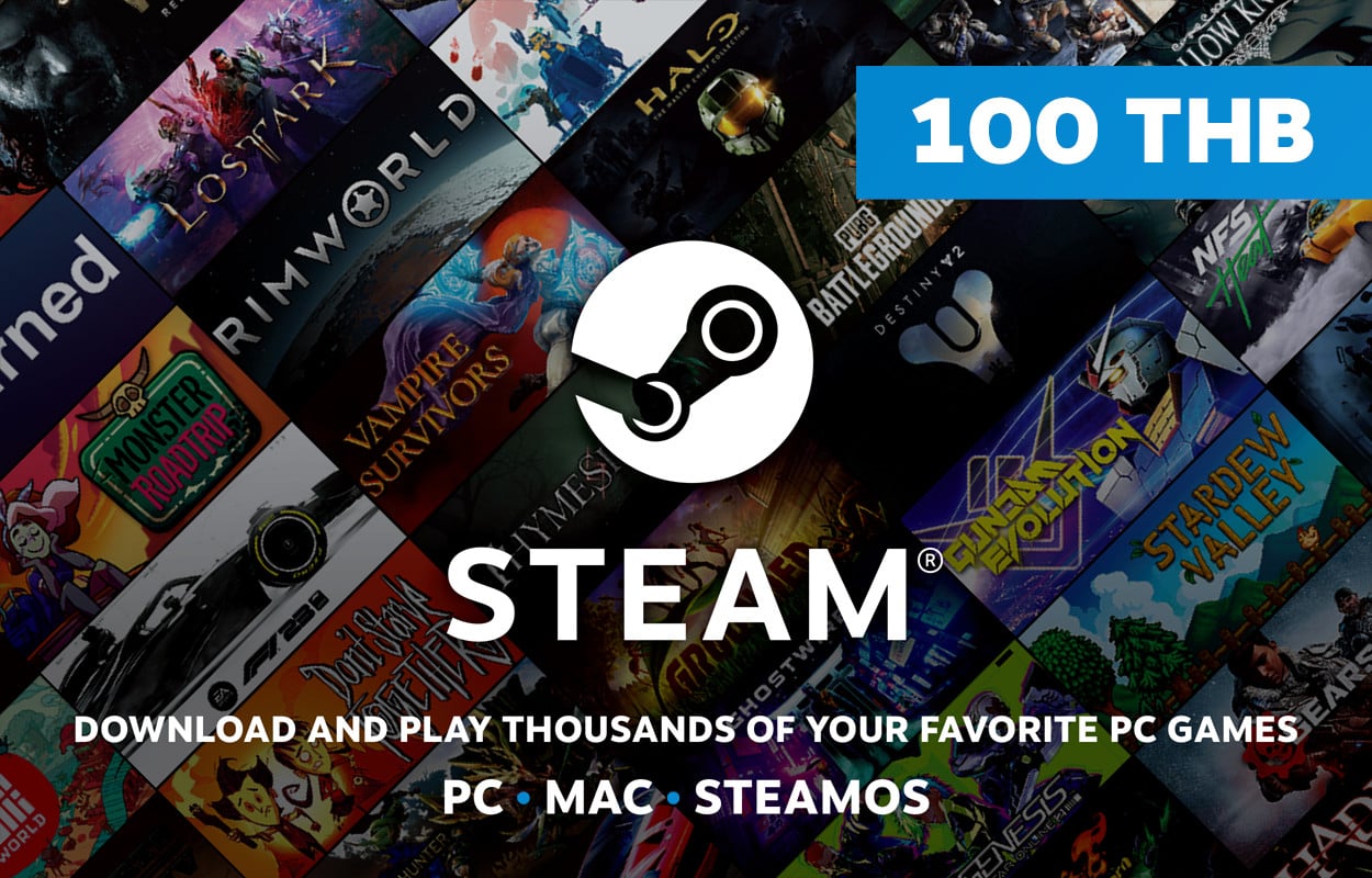 Steam Wallet THB 100 ฿