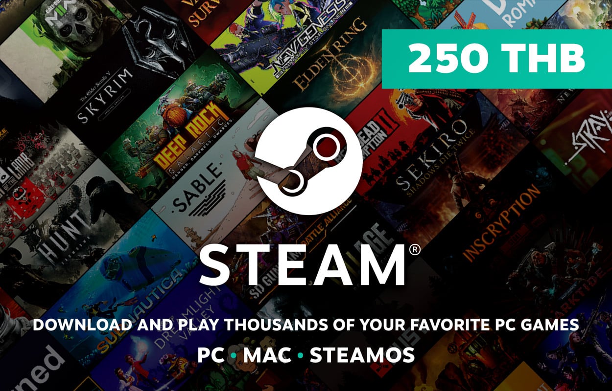 Steam Wallet THB 250 ฿